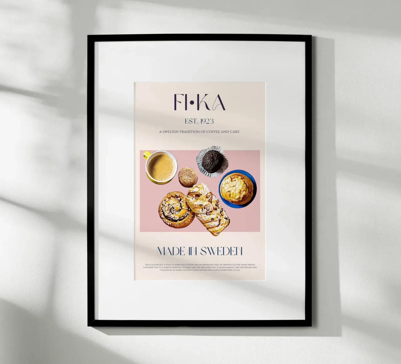 Fika Print poster by KOKRPrints