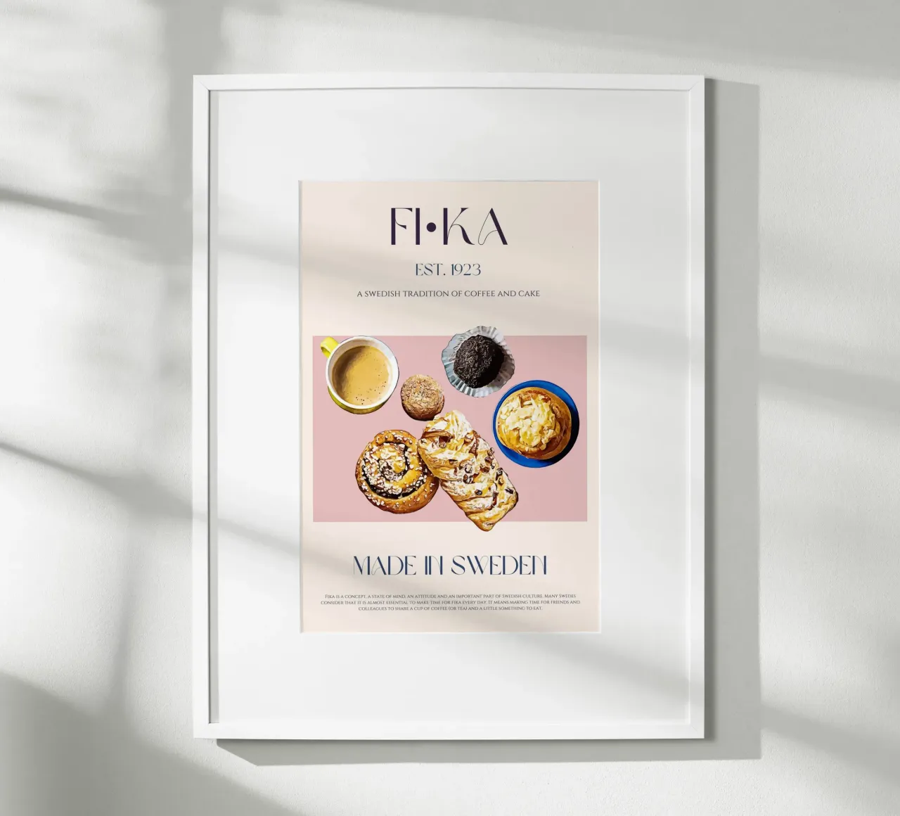 Fika Print poster by KOKRPrints