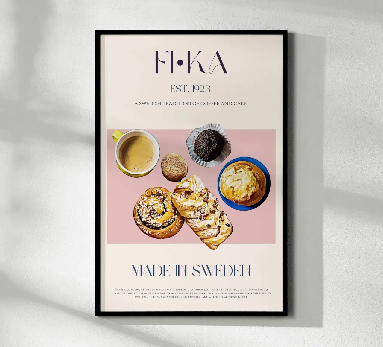 Fika Print poster by KOKRPrints