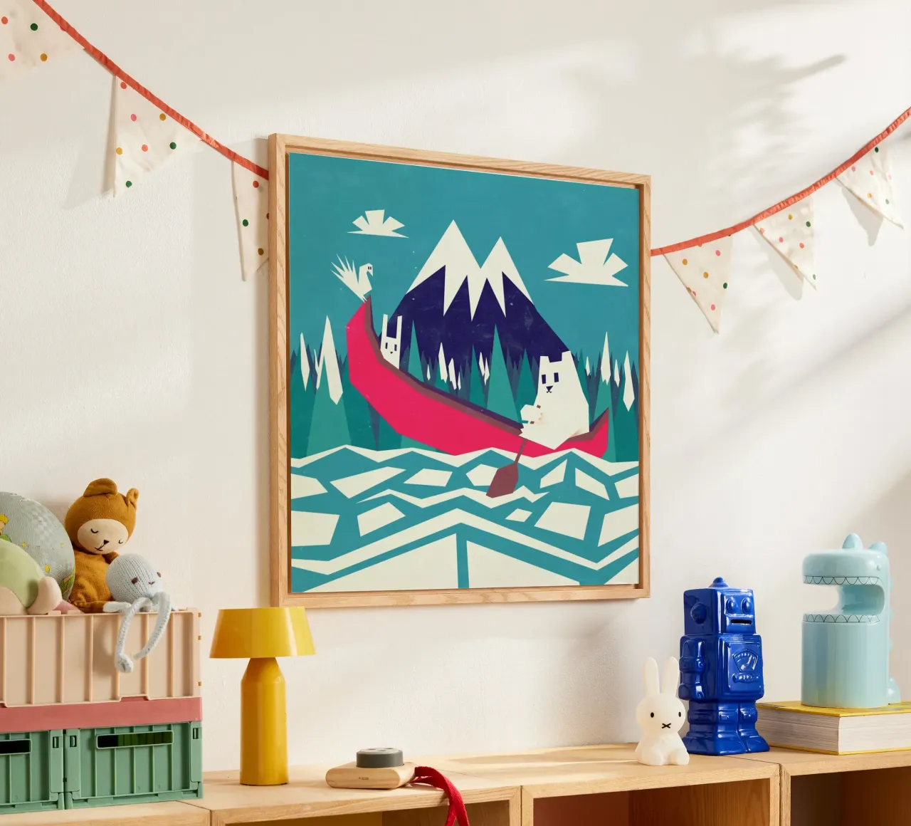 Yeti Canoe acrylic glass by Yetiland