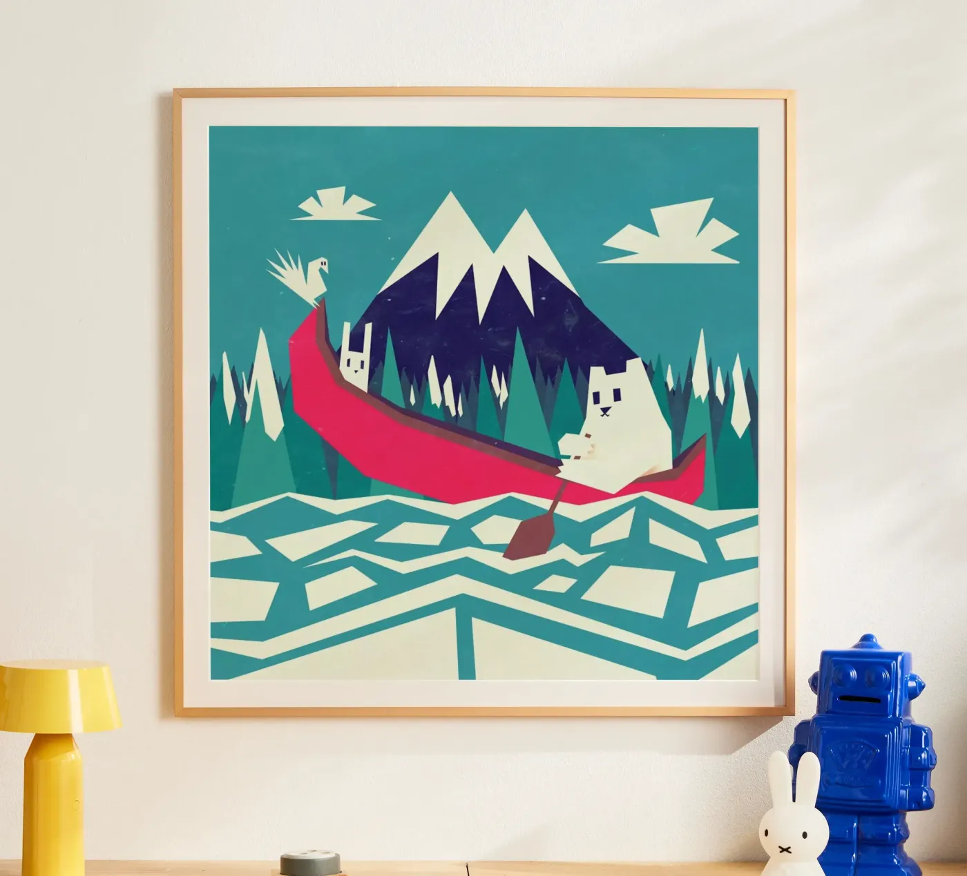 Yeti Canoe poster da Yetiland