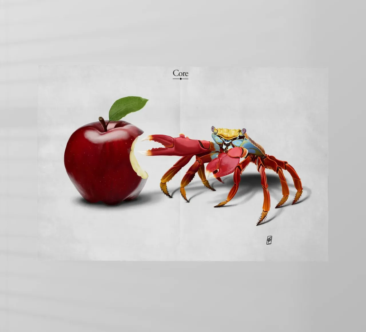 Core (Titled) pellicola backlit da Rob Art | Illustration
