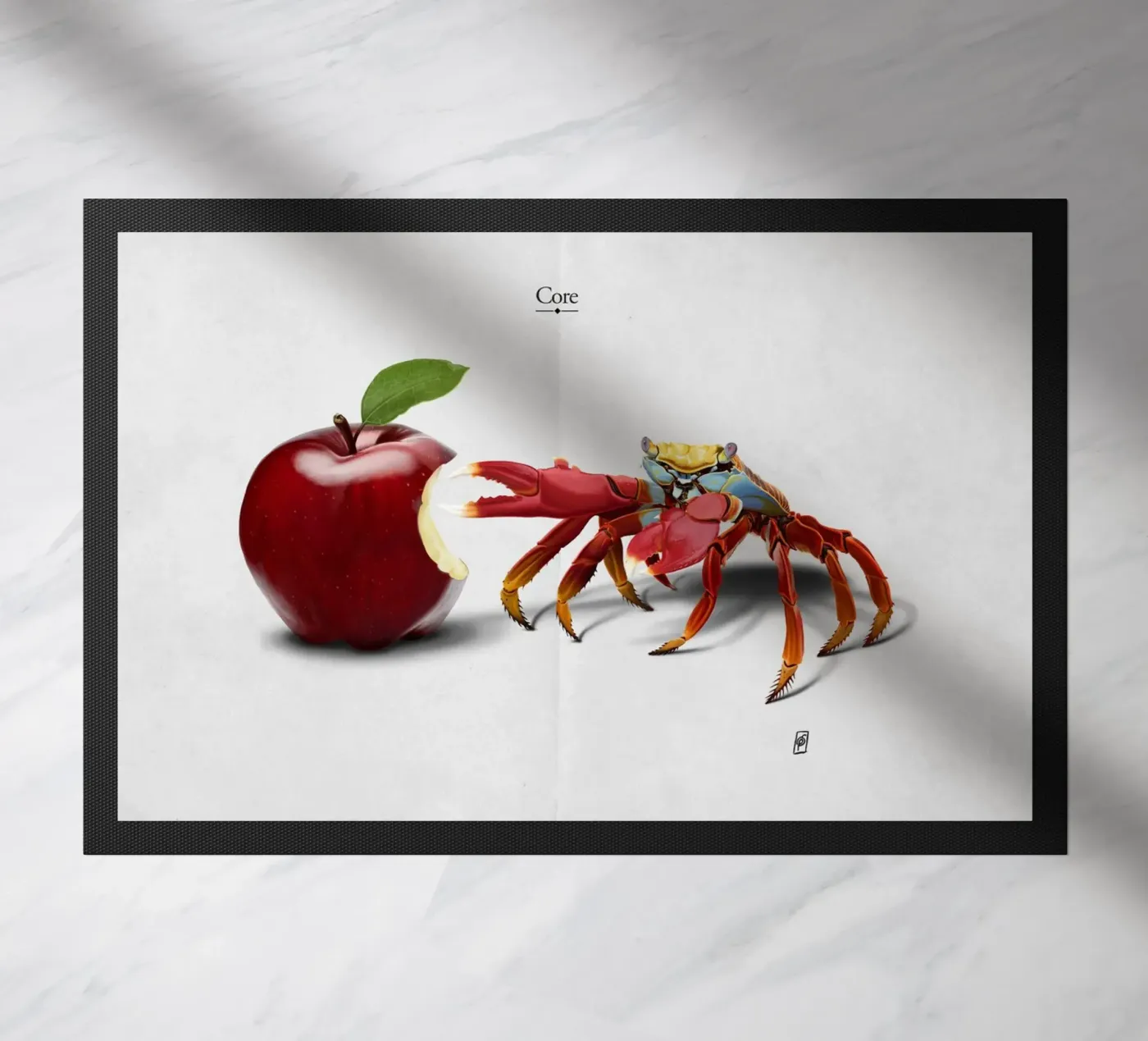 Core (Titled) deurmat van Rob Art | Illustration