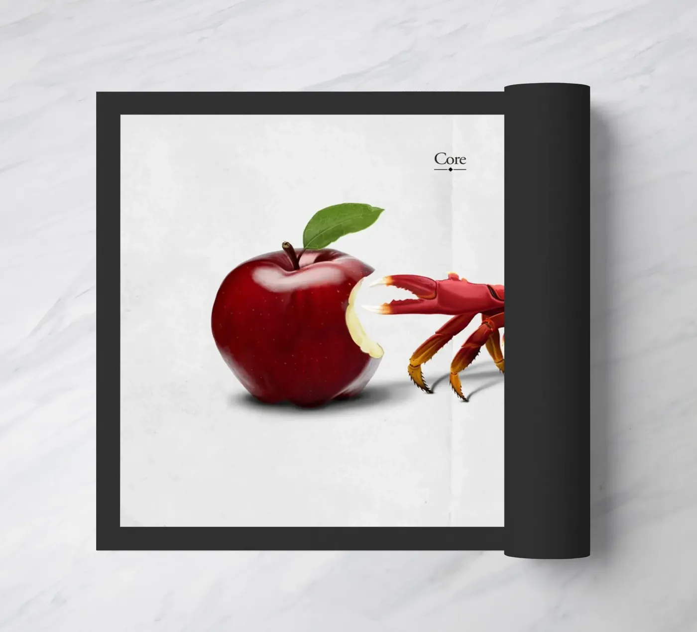 Core (Titled) deurmat van Rob Art | Illustration