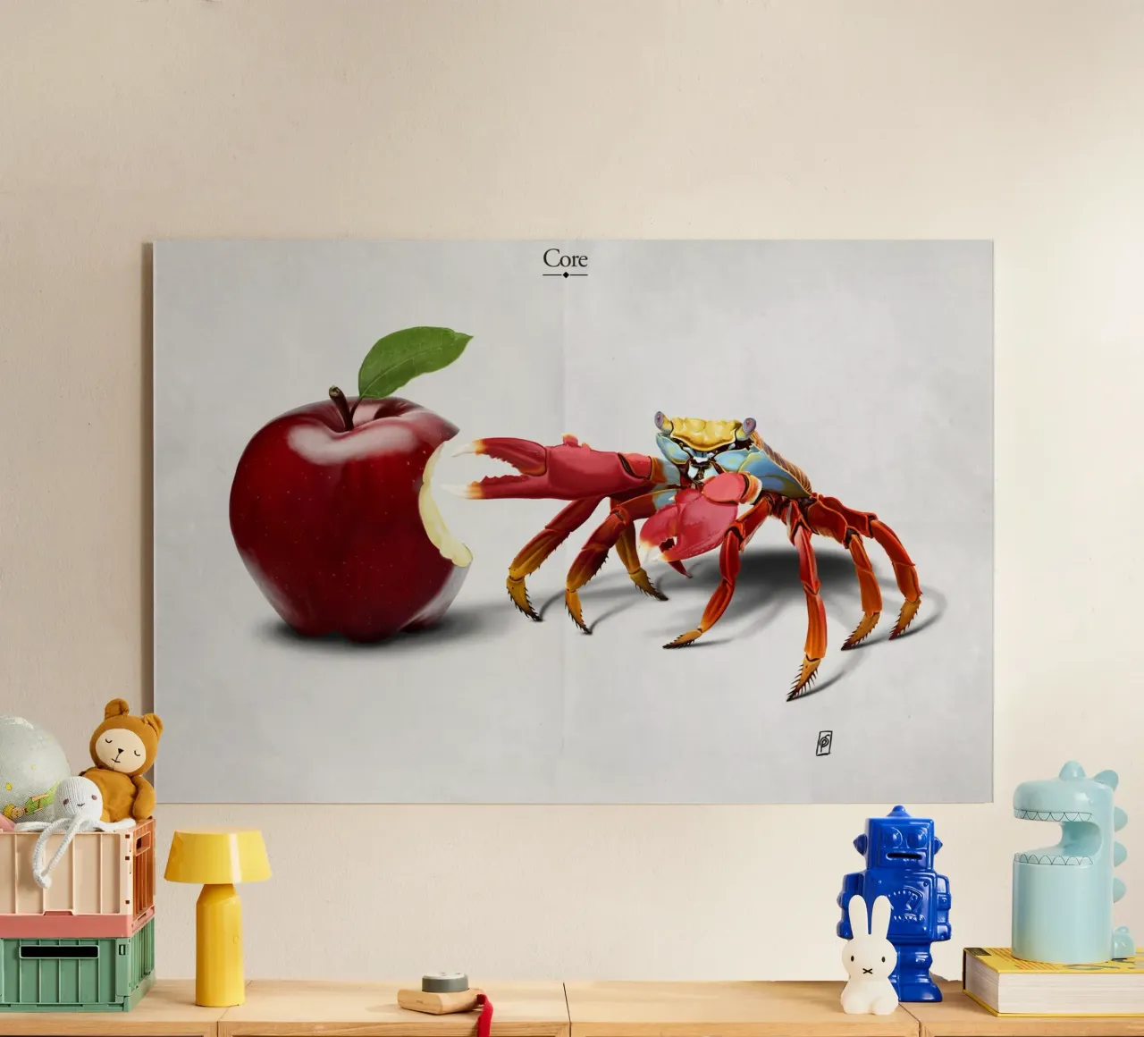 Core (Titled) plexiglass da Rob Art | Illustration