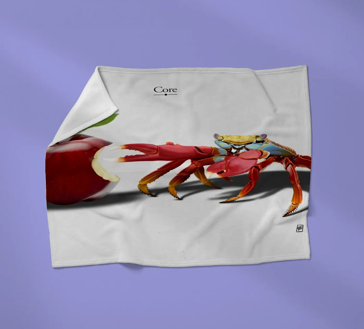 Core (Titled) Fleecedecke von Rob Art | Illustration