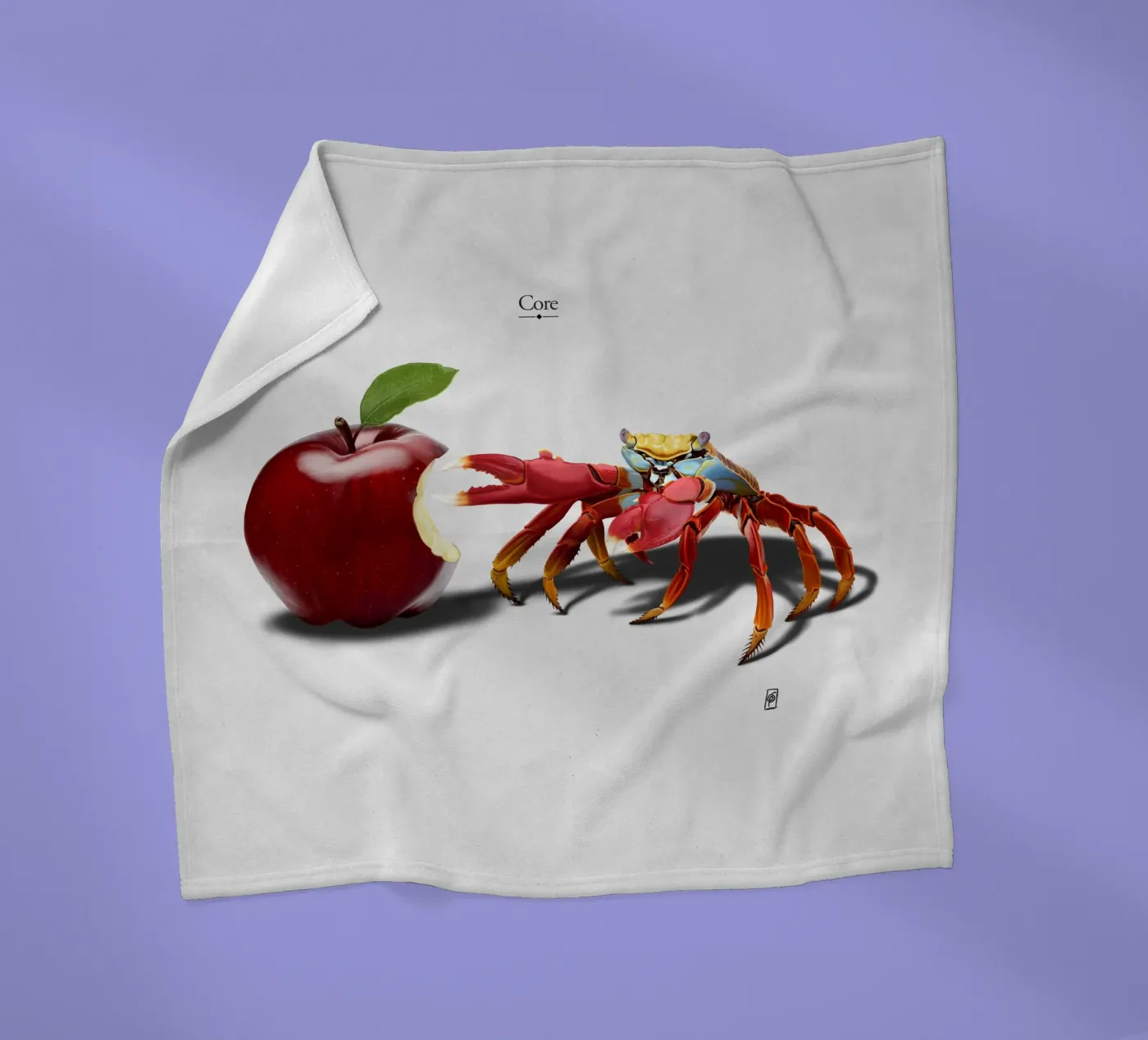 Core (Titled) Fleecedecke von Rob Art | Illustration