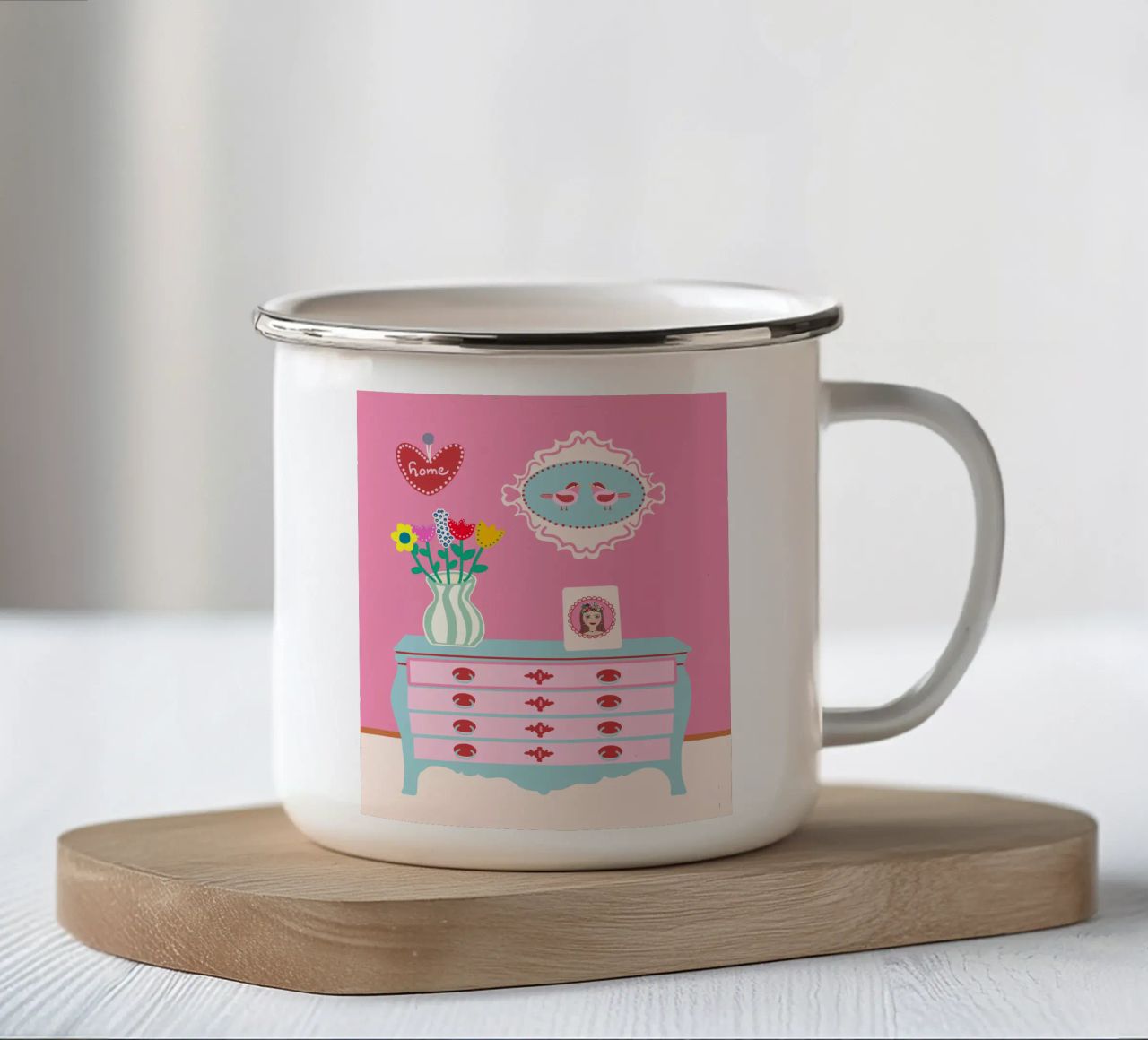 Wohnambiente tazza in smalto da Miris bunte Modewelt