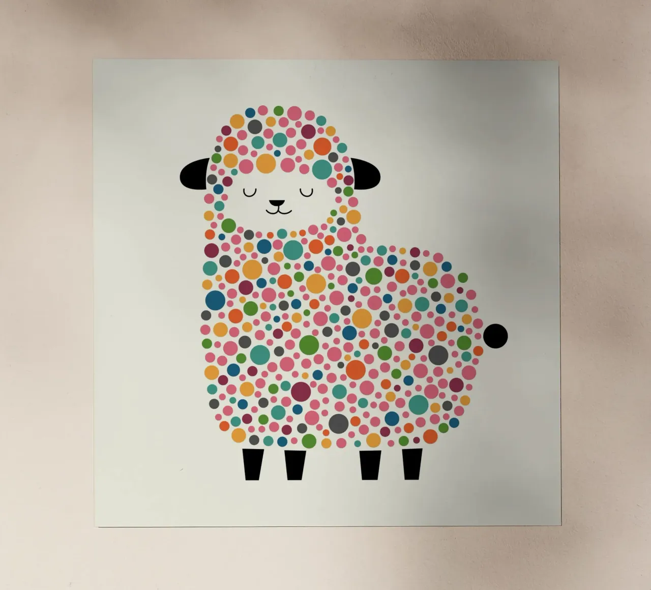 Pecora a bolle d'aria pellicola backlit da Andy Westface