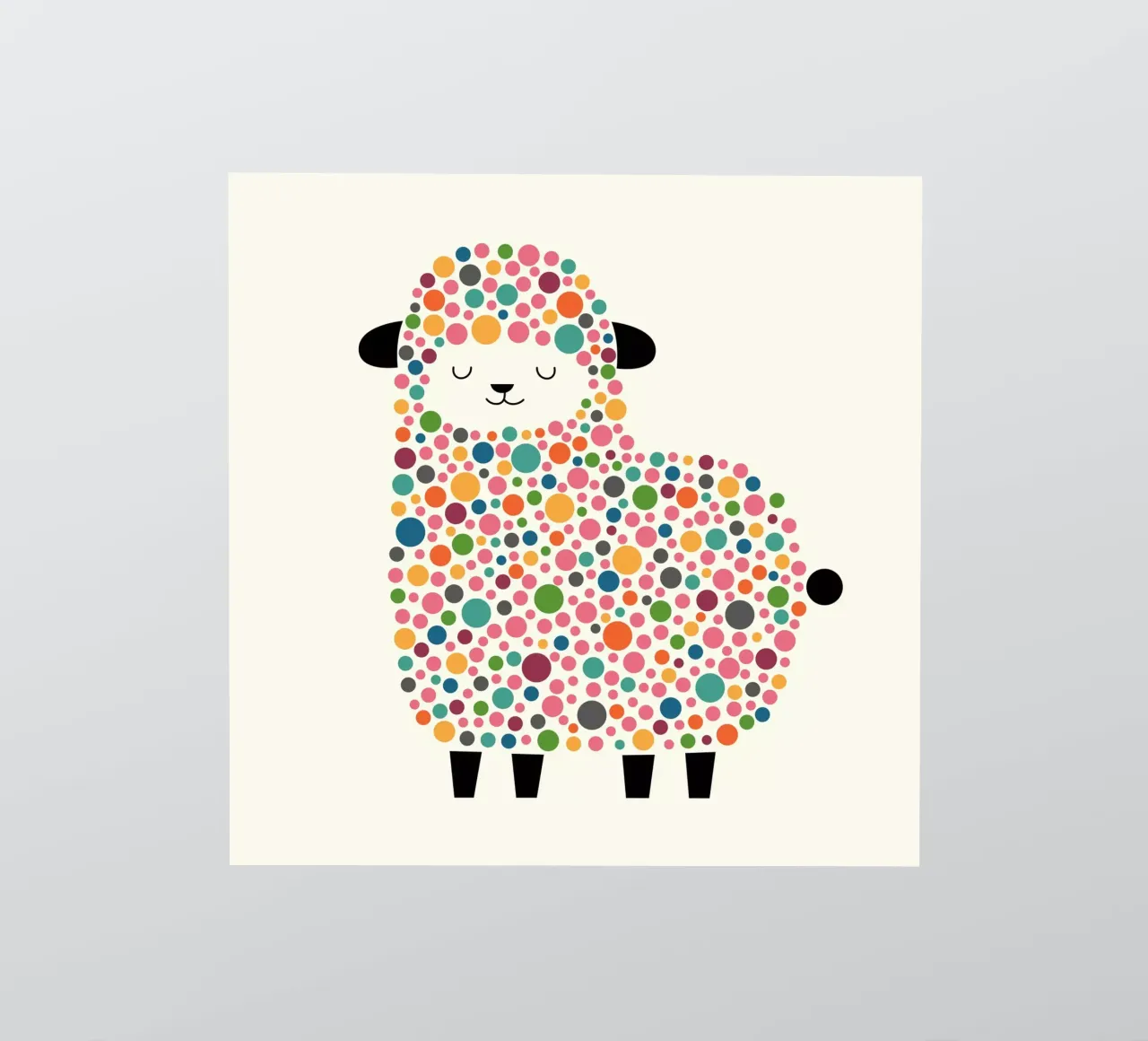Bubble Sheep sticker by Andy Westface