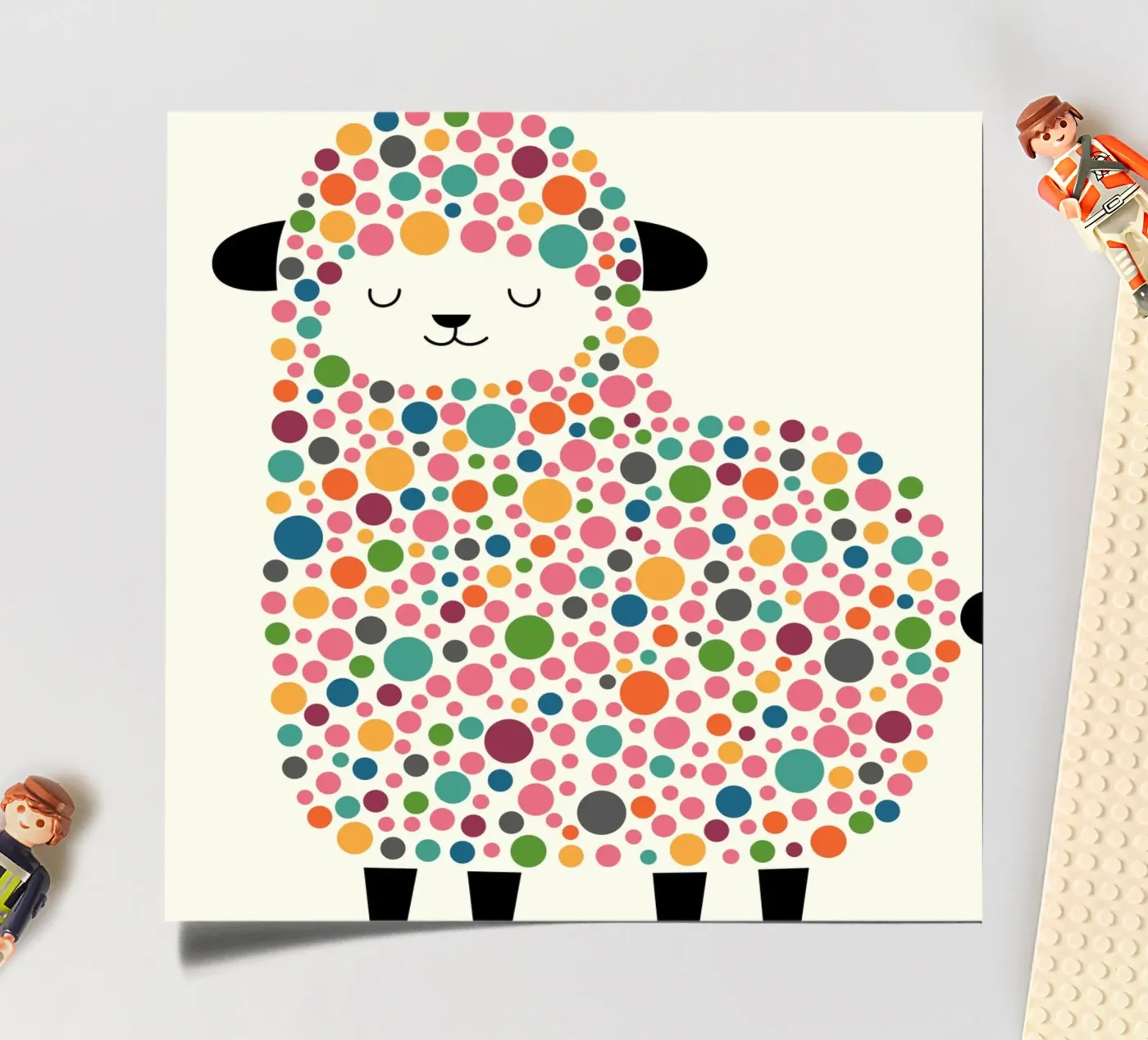 Bubble Sheep sticker sheet by Andy Westface
