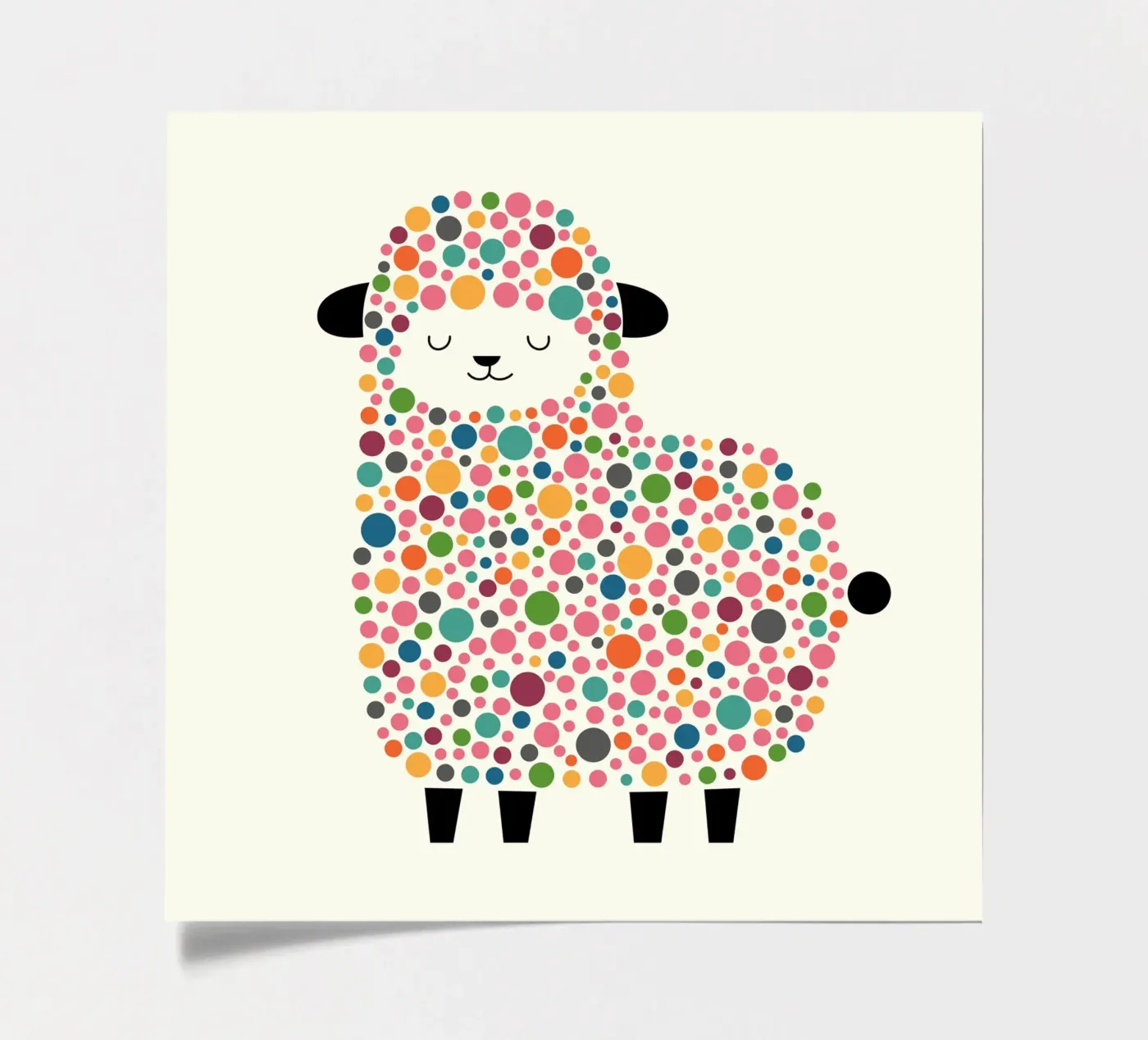 Bubble Sheep sticker sheet by Andy Westface