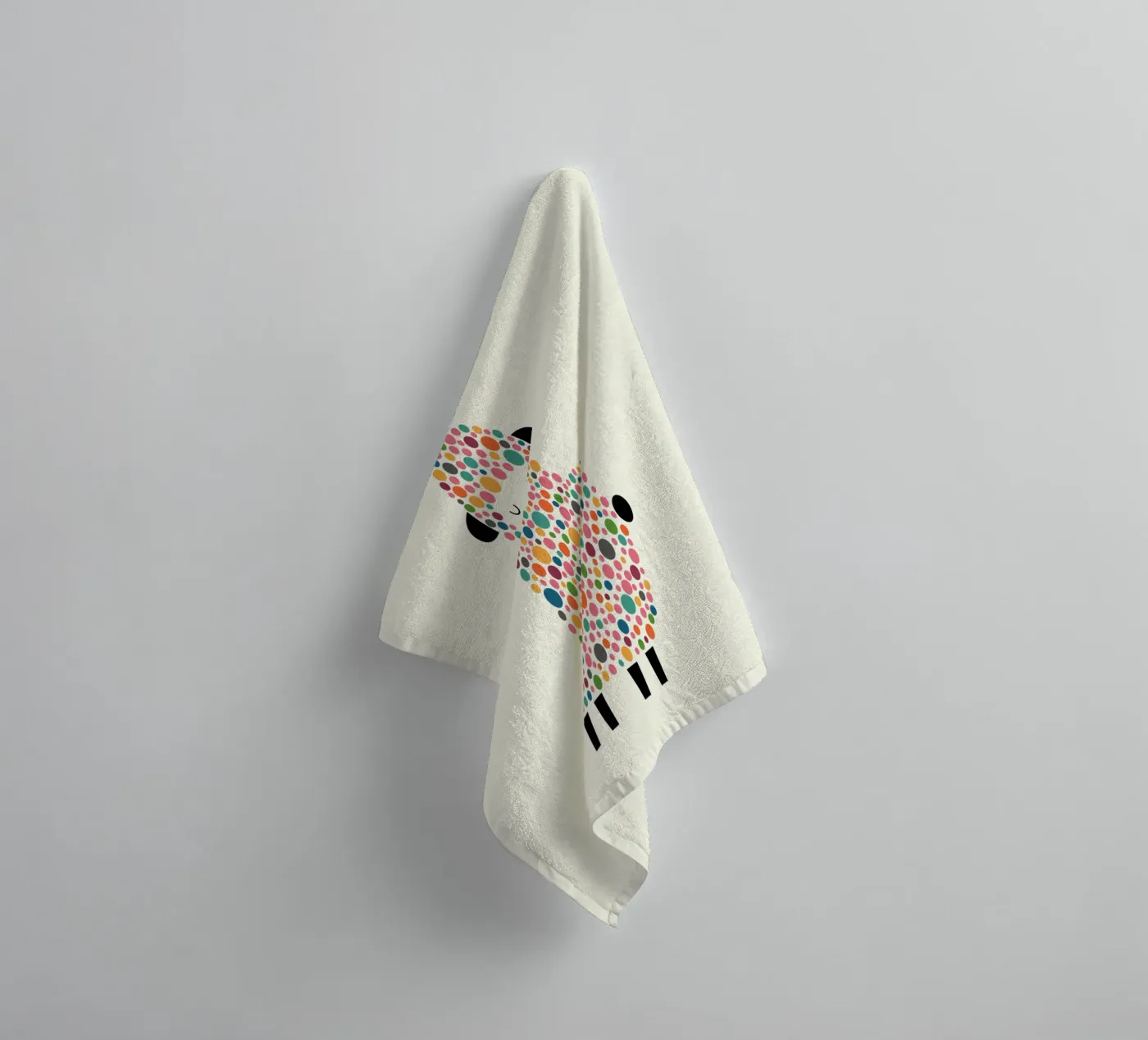Bubble Sheep towel by Andy Westface