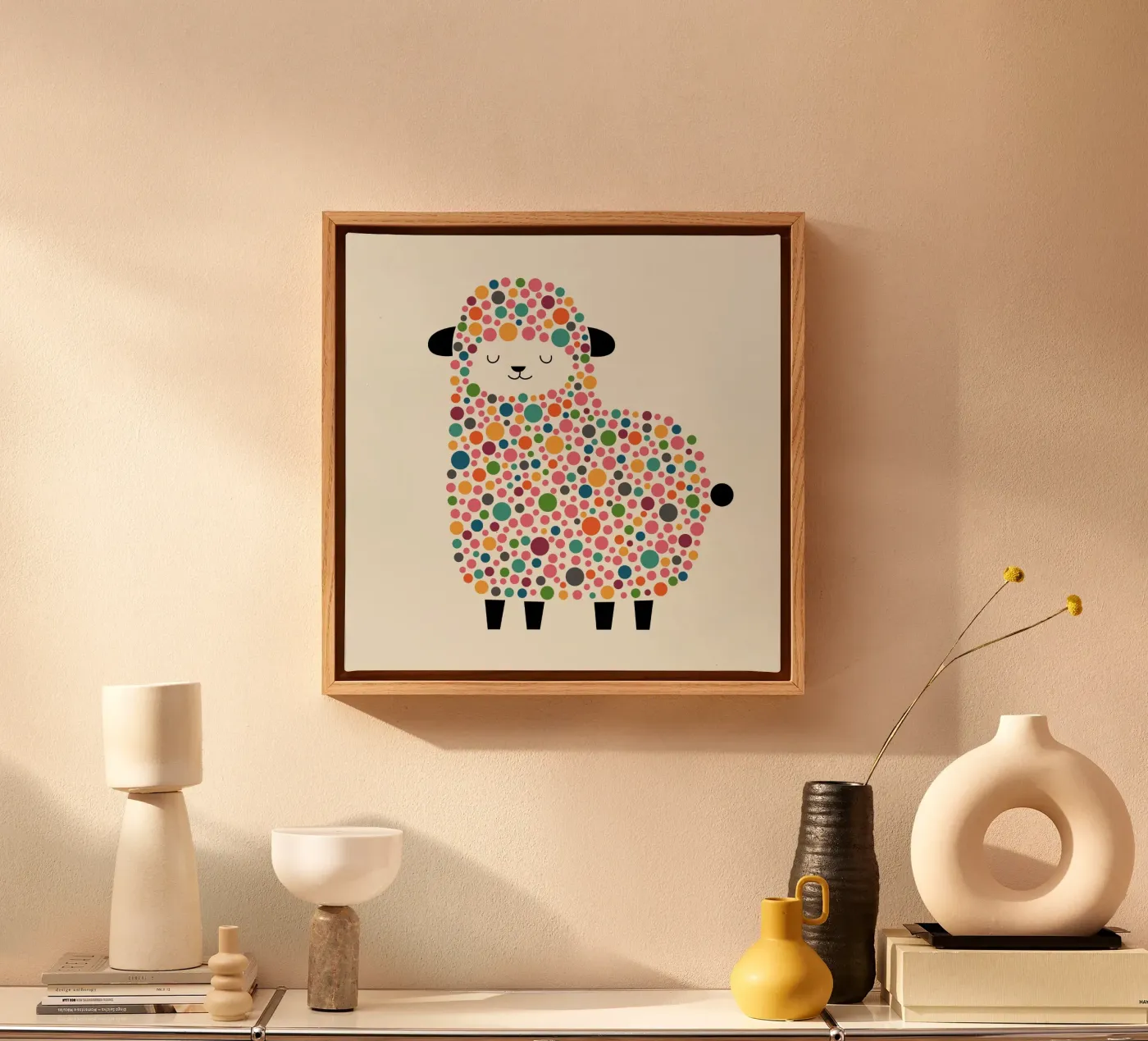 Pecora a bolle d'aria tela da Andy Westface