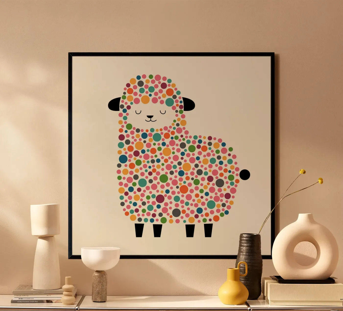 Bubble Sheep poster by Andy Westface