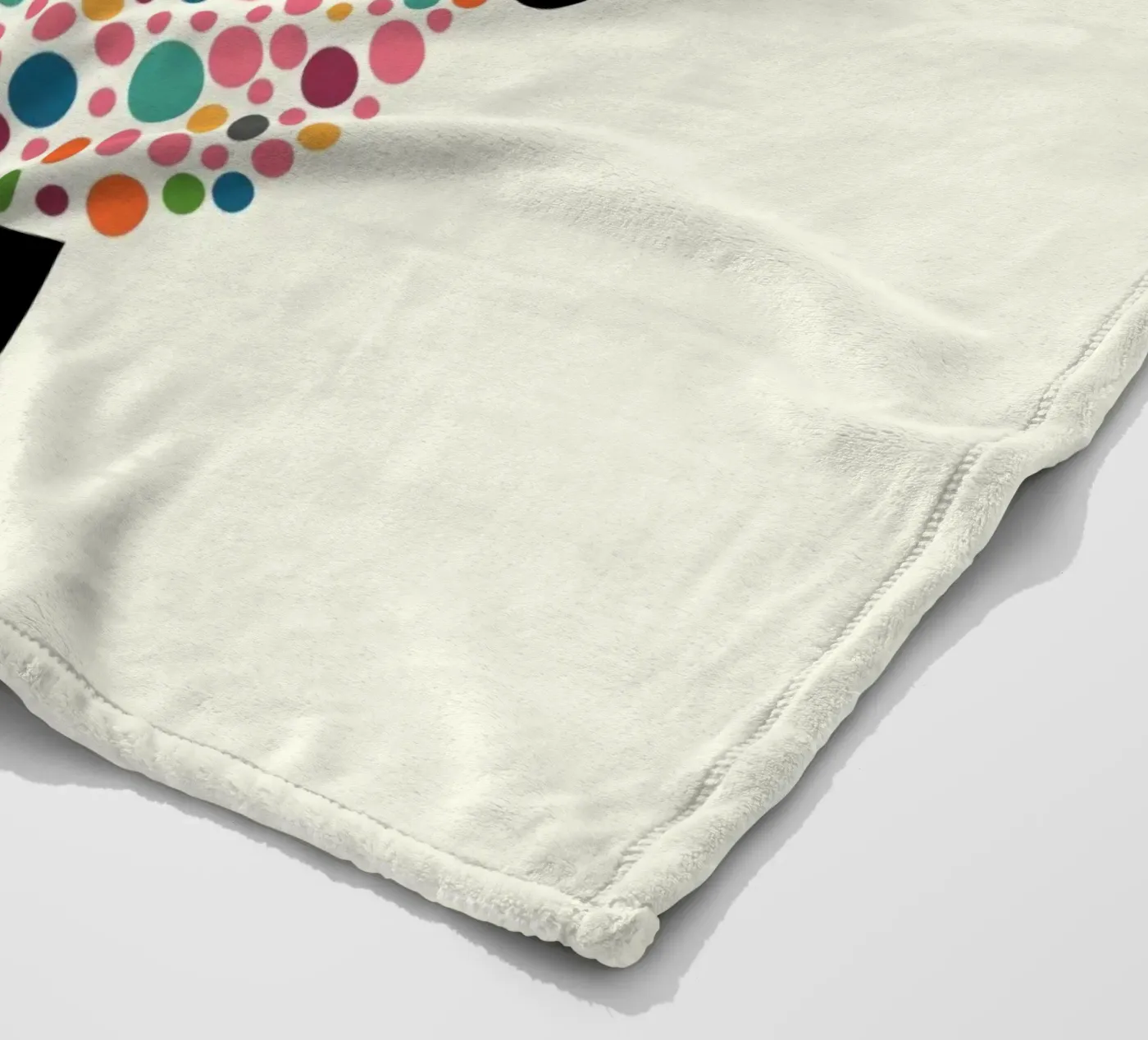 Bubble Sheep fleece blanket by Andy Westface