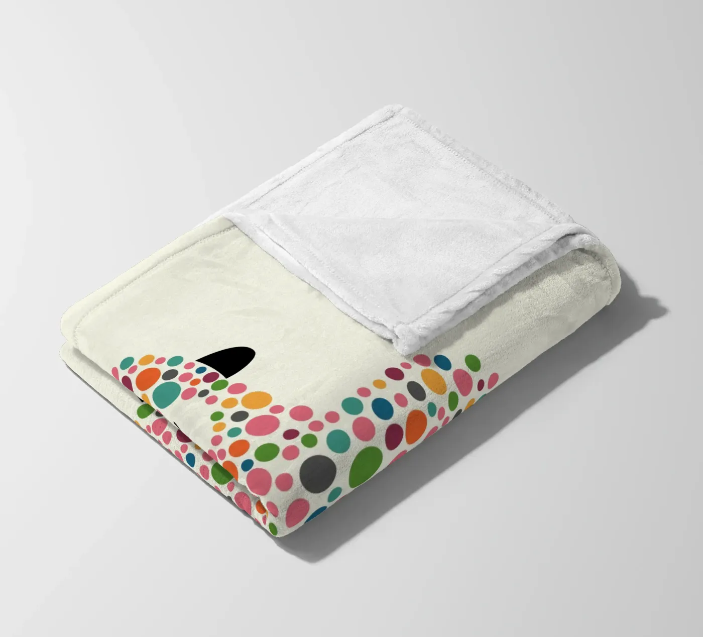 Bubble Sheep fleece blanket by Andy Westface