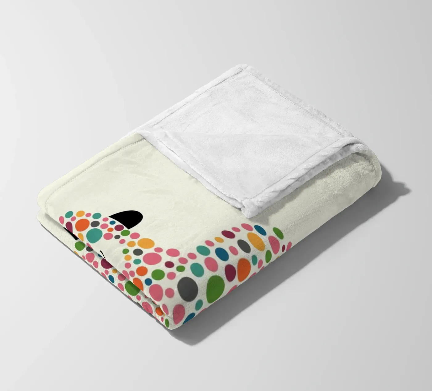 Bubble Sheep fleece blanket by Andy Westface