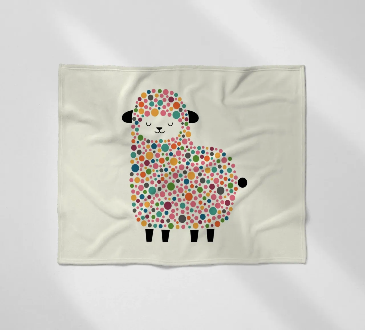 Seifenblasenschaf Fleecedecke von Andy Westface