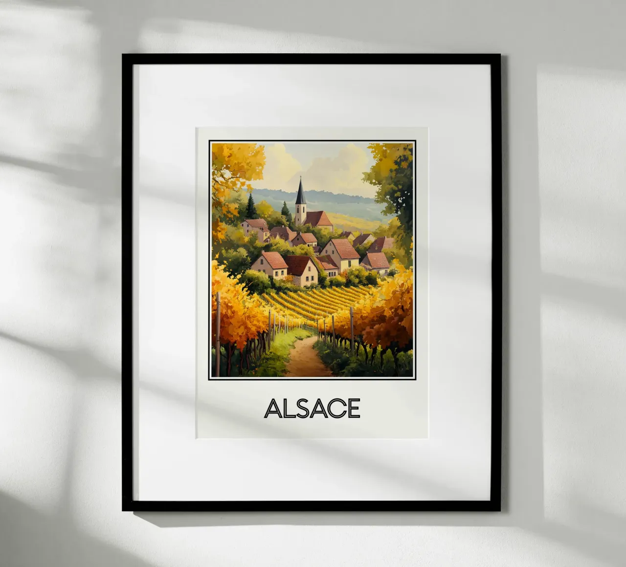 Alsazia poster da Frame the World