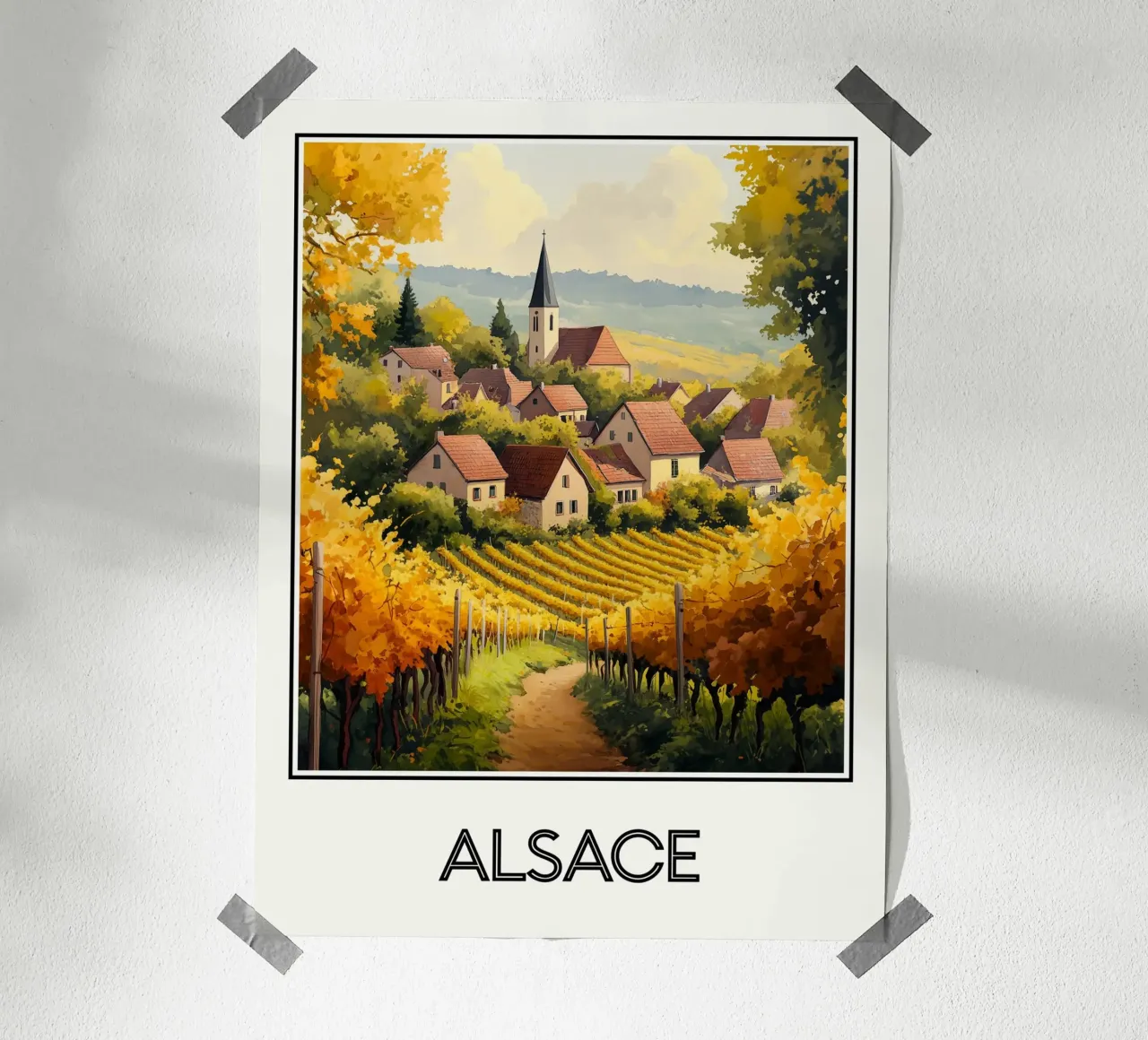 Alsazia poster da Frame the World