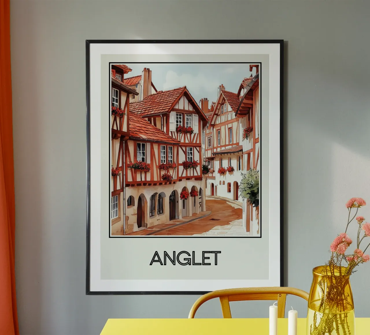 Angolo poster con telaio in plastica da Frame the World