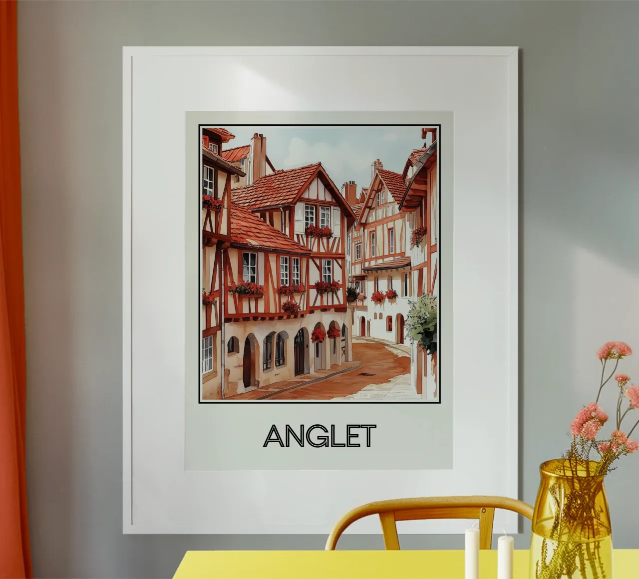 Angolo poster con telaio in plastica da Frame the World