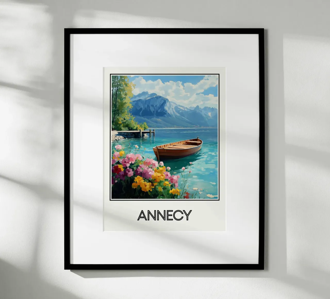 Annecy poster con telaio in legno da Frame the World