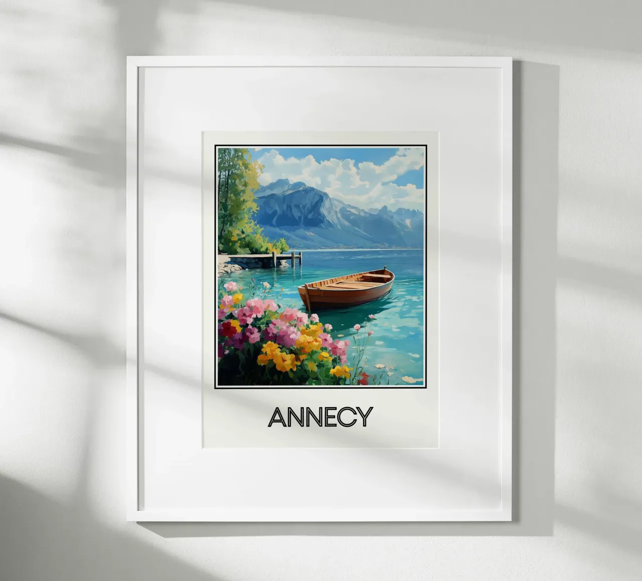 Annecy poster con telaio in legno da Frame the World