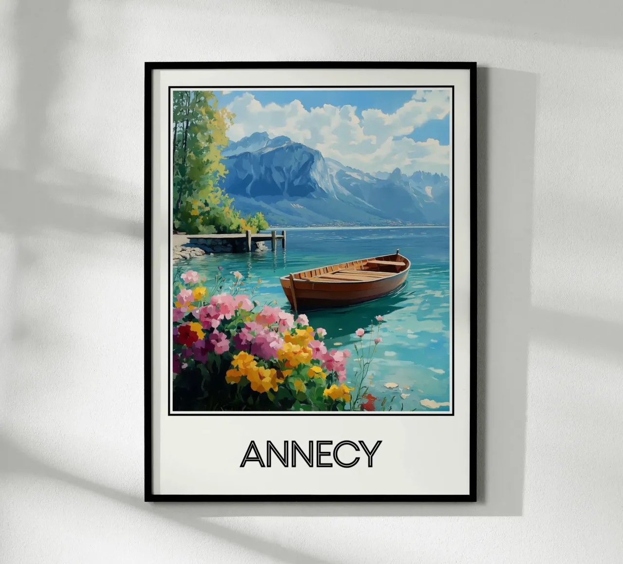 Annecy poster con telaio in legno da Frame the World