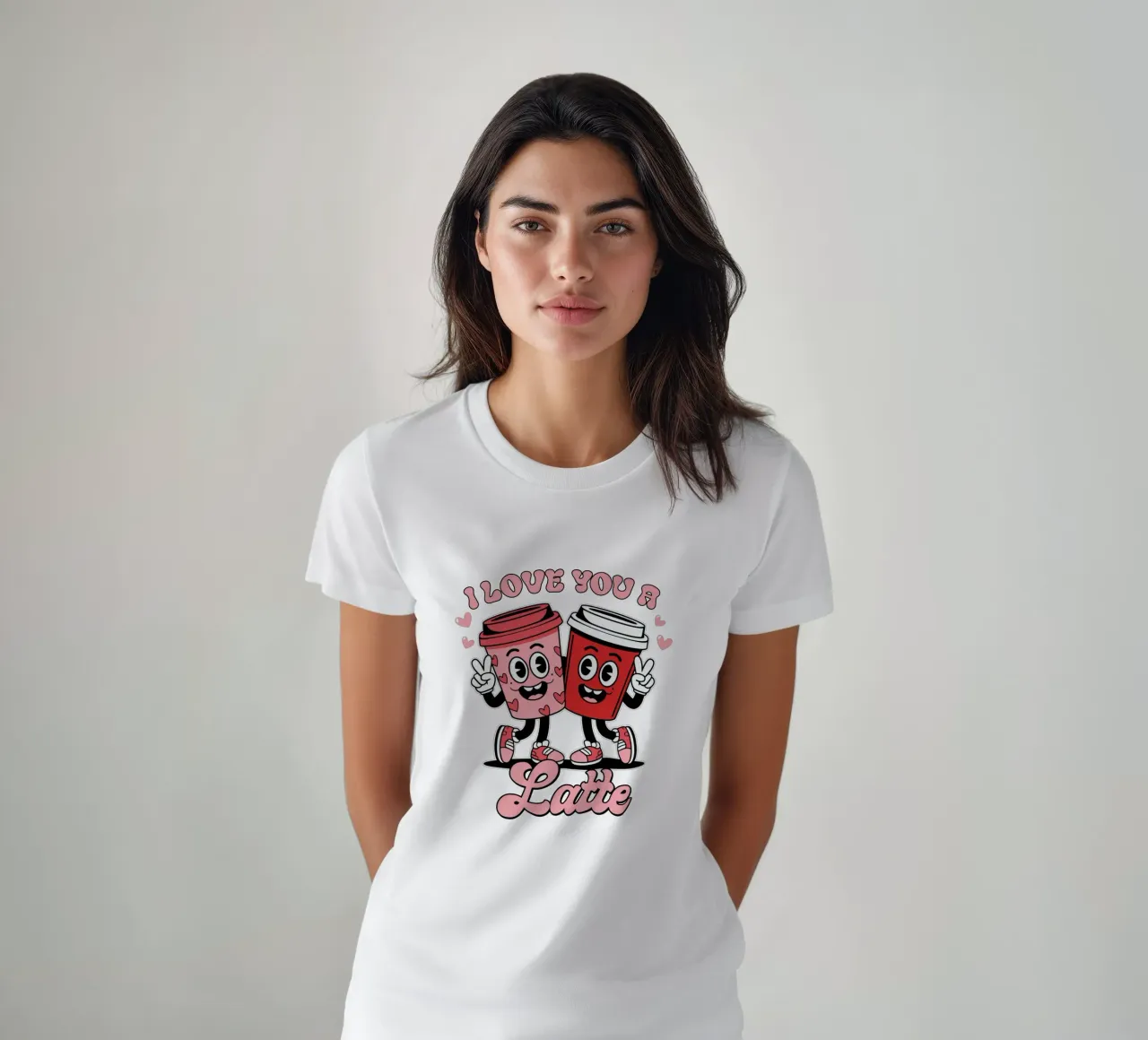 I love you a latte t-shirt da edsonramosart