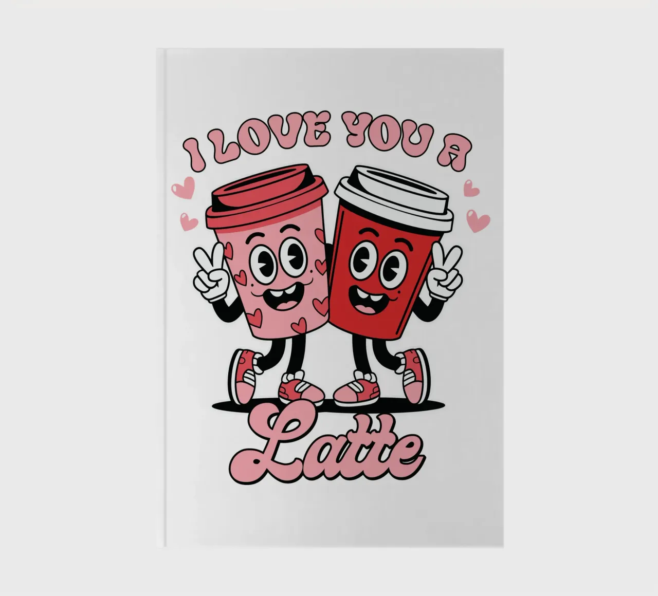 I love you a latte notebook by edsonramosart