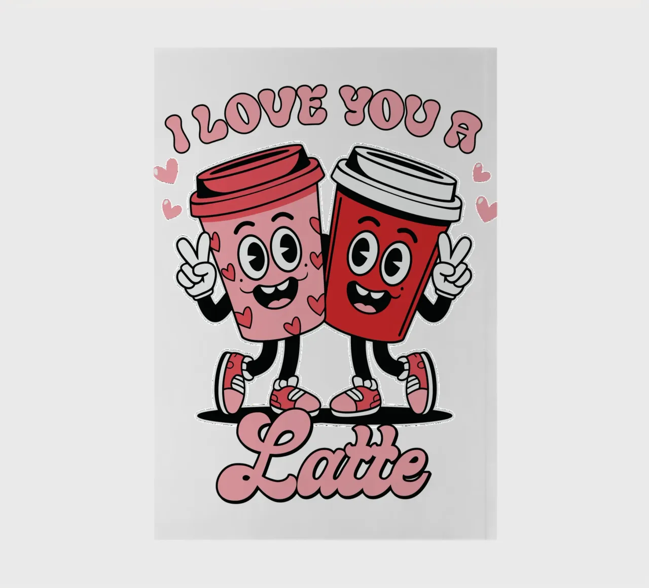 I love you a latte notebook by edsonramosart