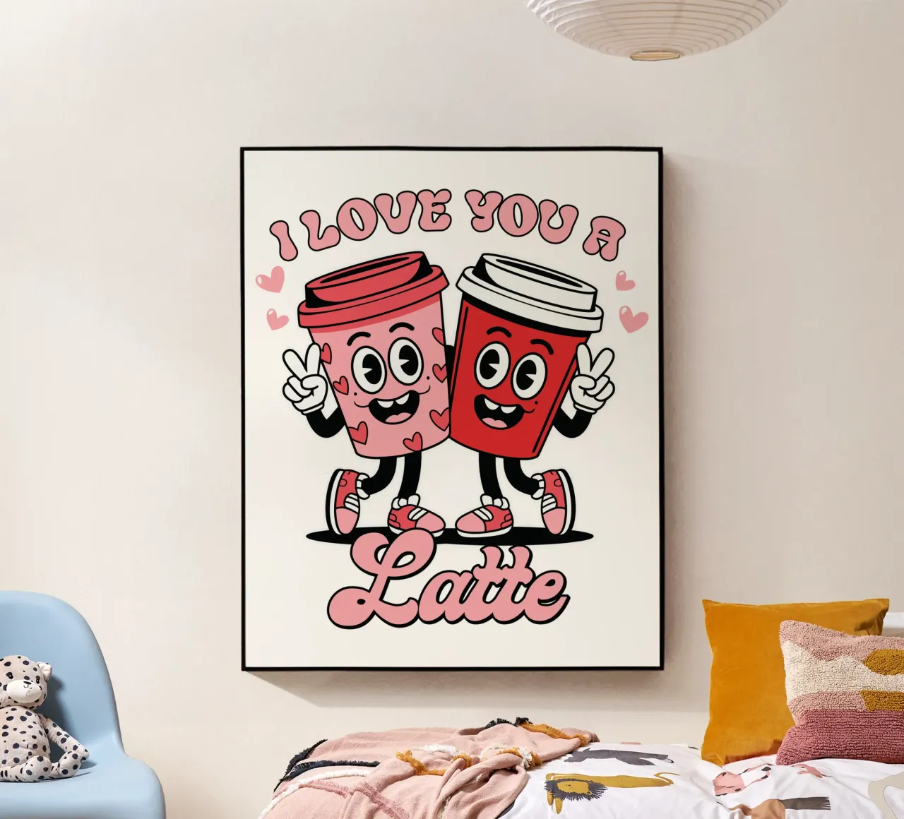 I love you a latte plexiglass da edsonramosart
