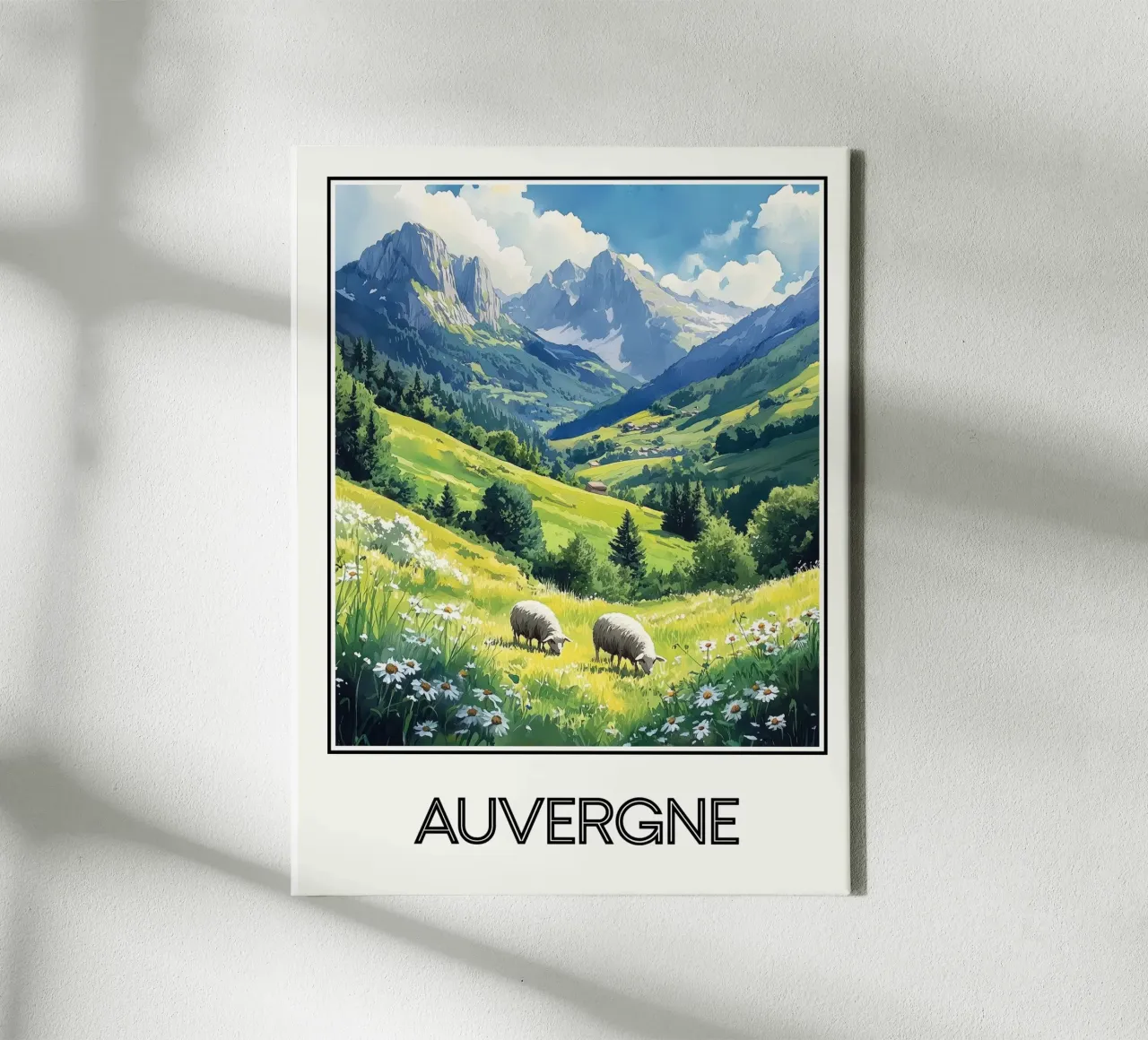 Alvernia tela con Cornice a cassetta da Frame the World