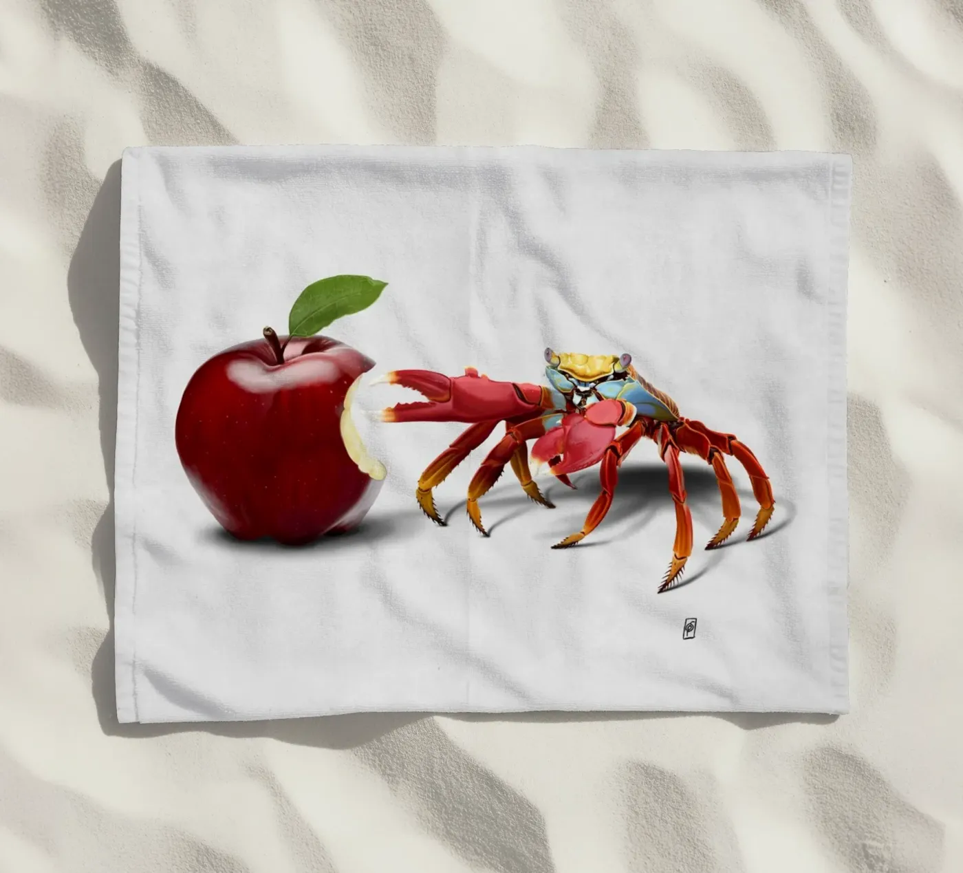 Core (Wordless) strandhanddoek van Rob Art | Illustration