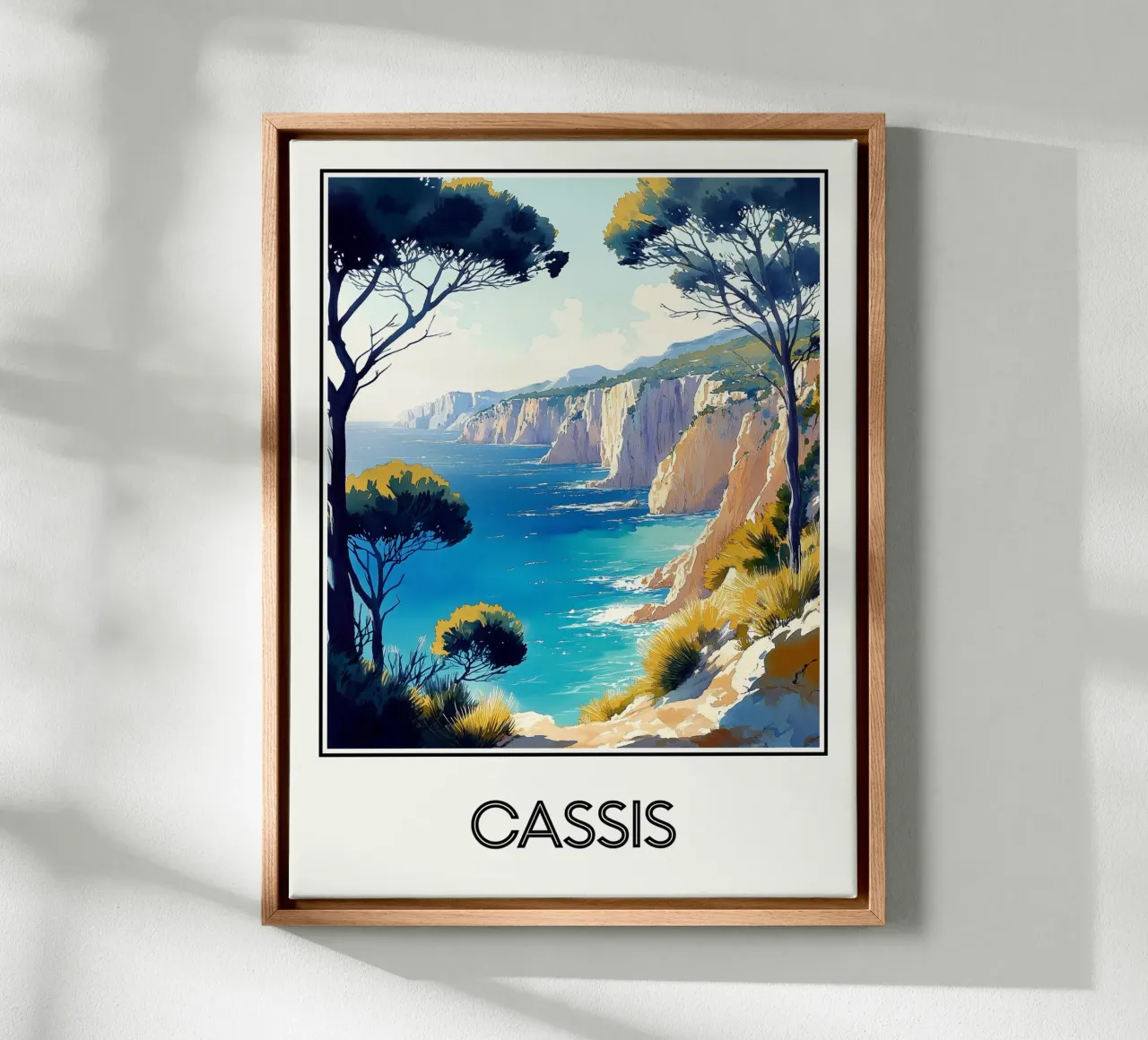Cassis tela con Cornice a cassetta da Frame the World