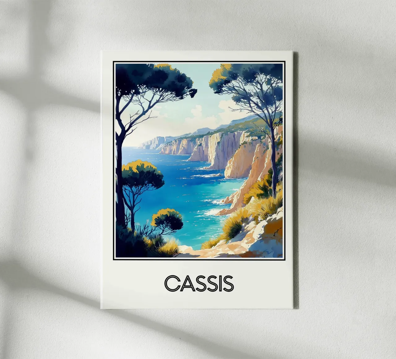 Cassis tela con Cornice a cassetta da Frame the World