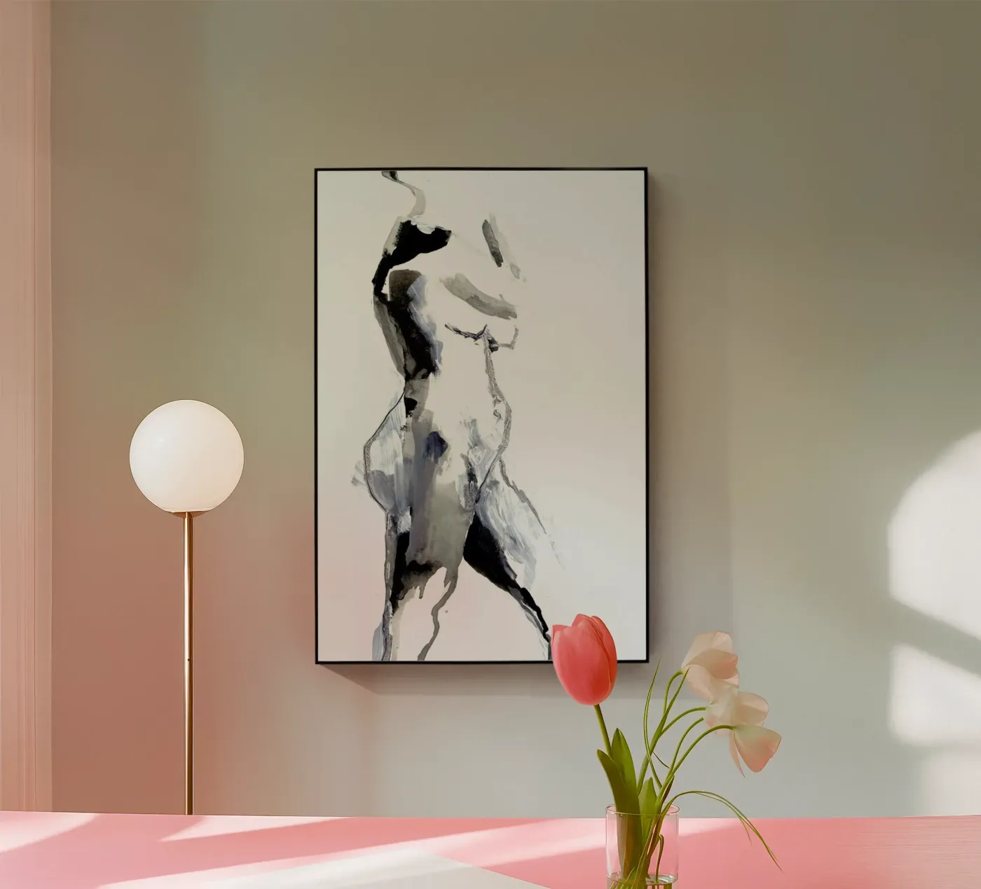 Nude 2 Acryl-Glas von Céleste Hollak