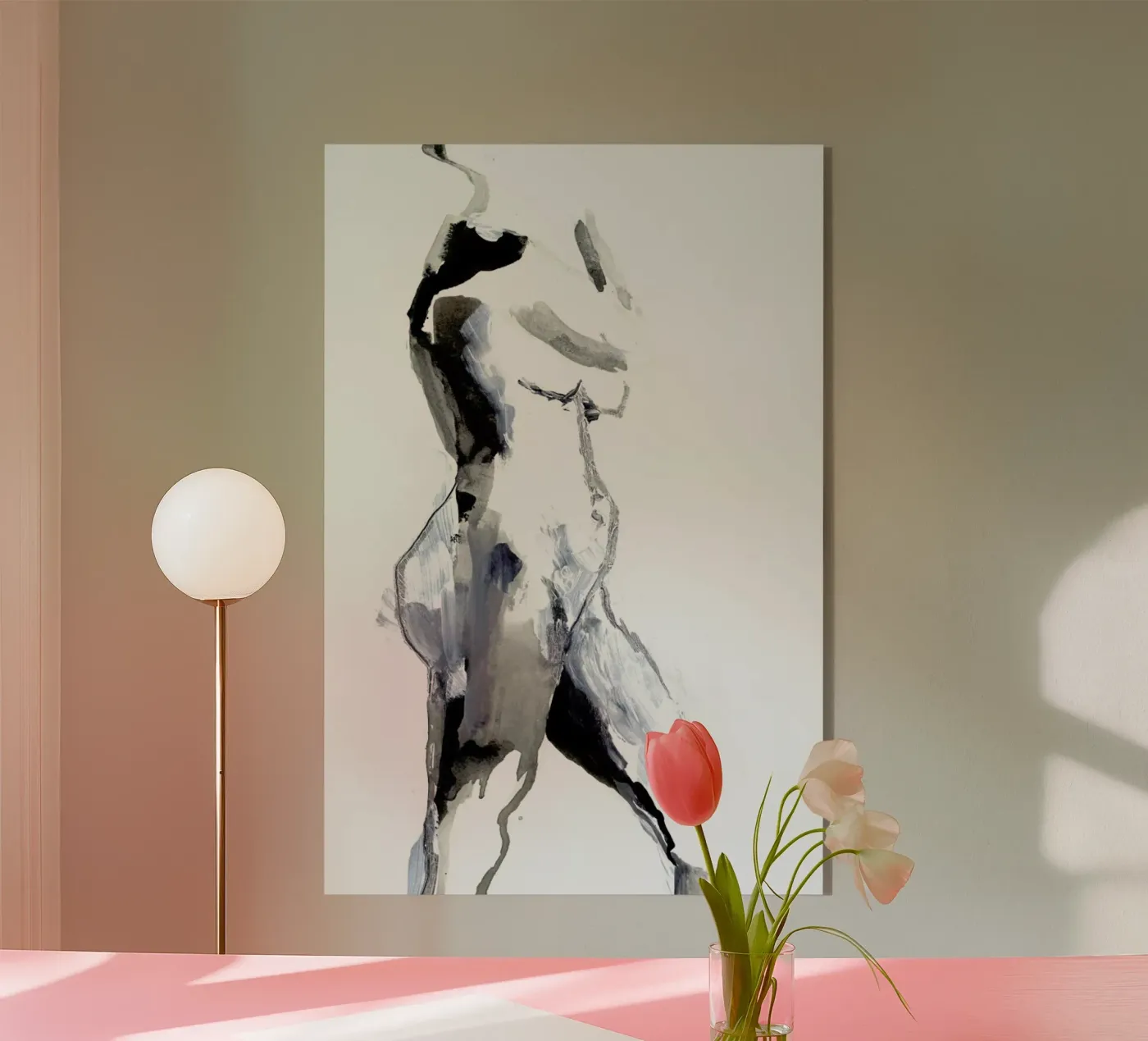 Nude 2 Acryl-Glas von Céleste Hollak