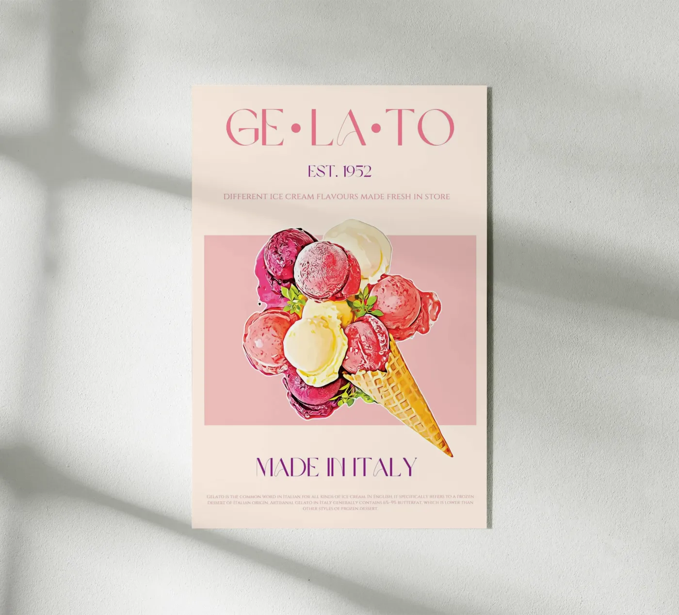 Gelato Print plexiglass da KOKRPrints