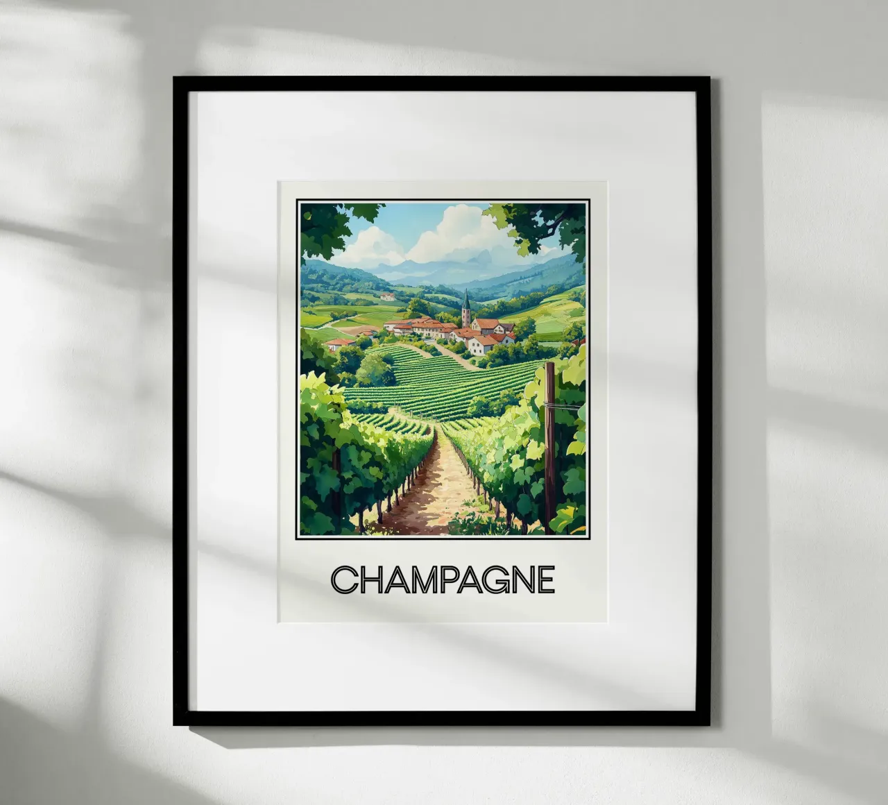 Champagne carta hahnemühle da Frame the World