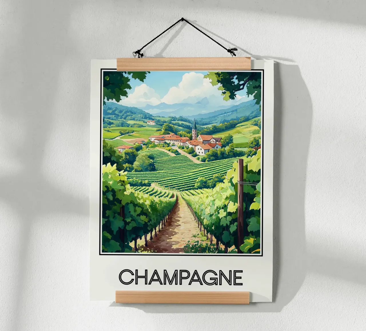 Champagne carta hahnemühle da Frame the World