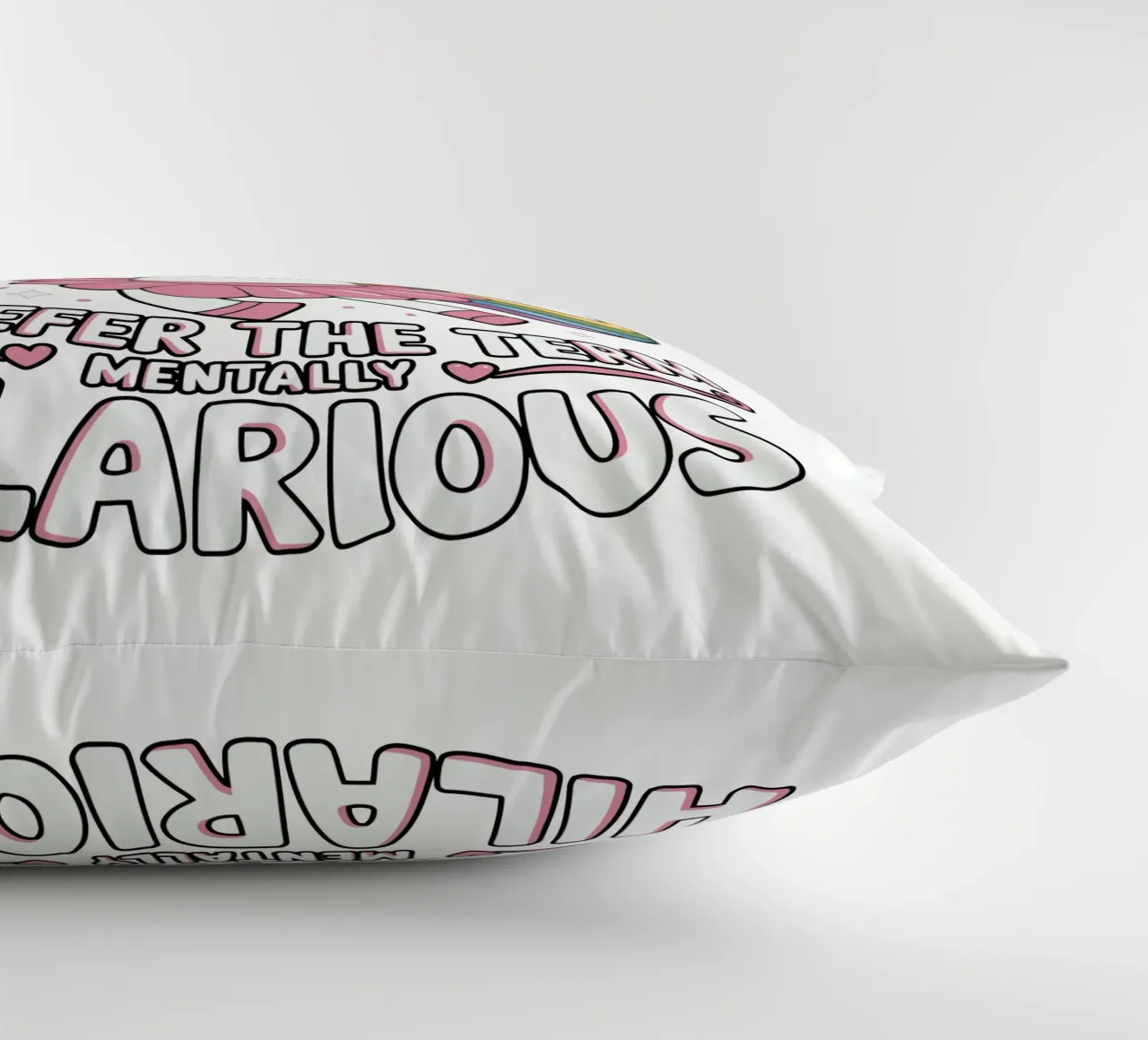 I'm not crazy, I prefer the term mentally hilarious cuscino da edsonramosart