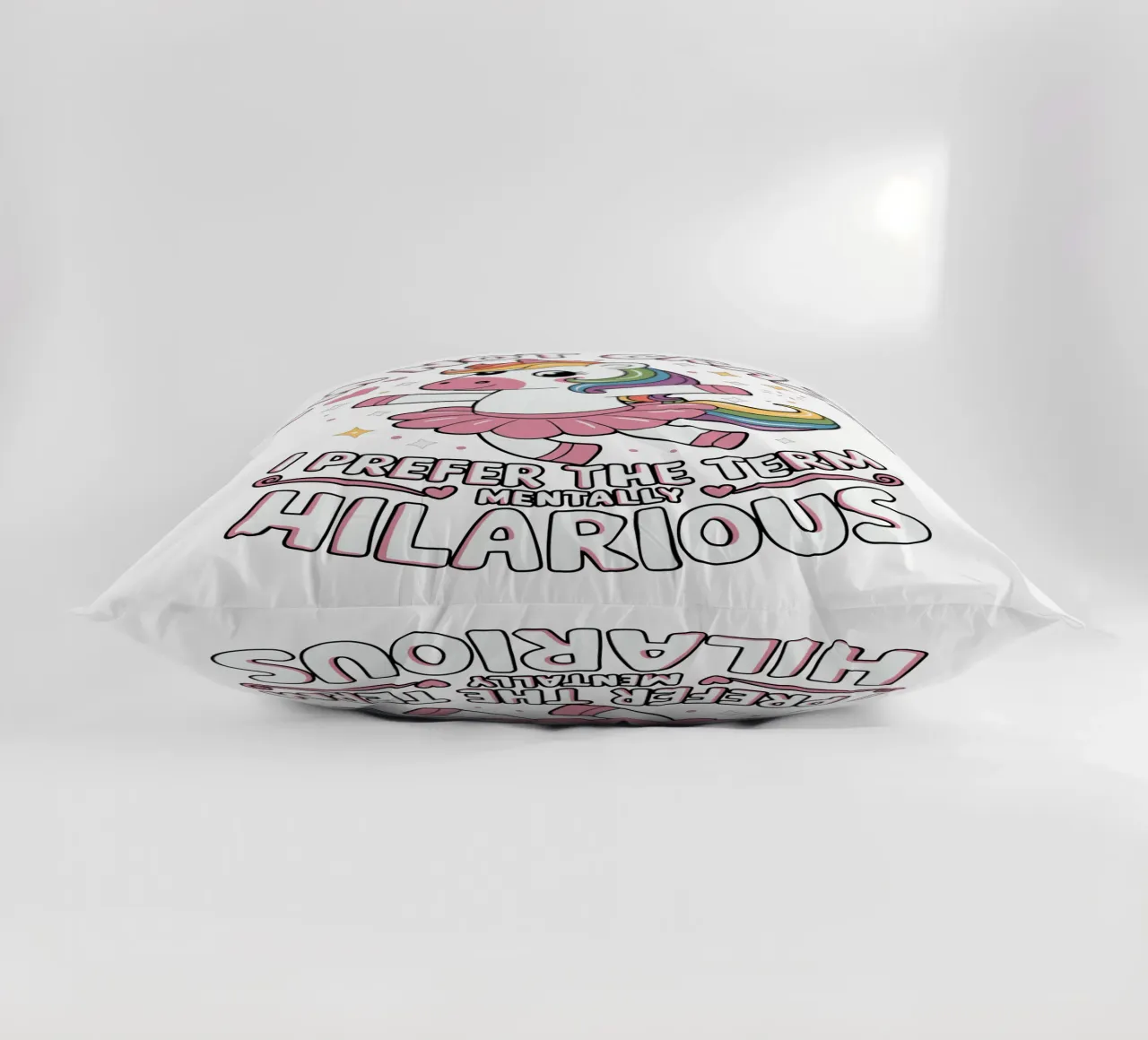 I'm not crazy, I prefer the term mentally hilarious cuscino da edsonramosart