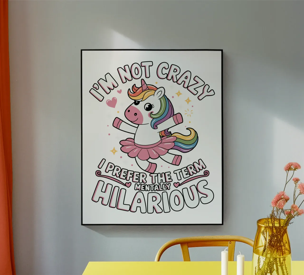 I'm not crazy, I prefer the term mentally hilarious plexiglass da edsonramosart
