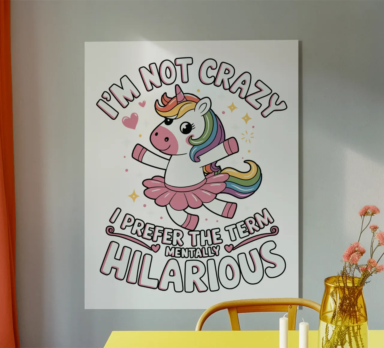 I'm not crazy, I prefer the term mentally hilarious plexiglass da edsonramosart