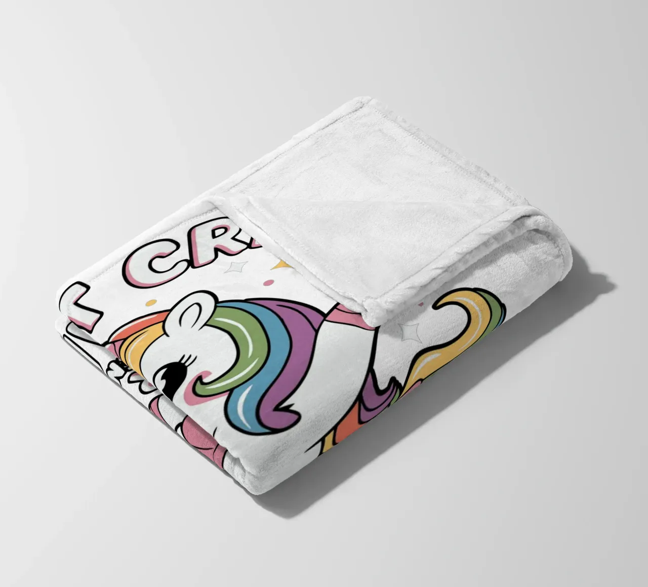 I'm not crazy, I prefer the term mentally hilarious coperta in pile da edsonramosart