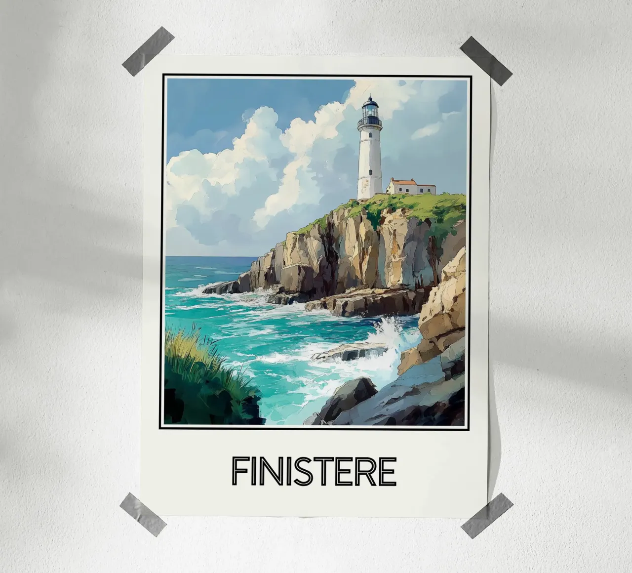 Finistère poster da Frame the World