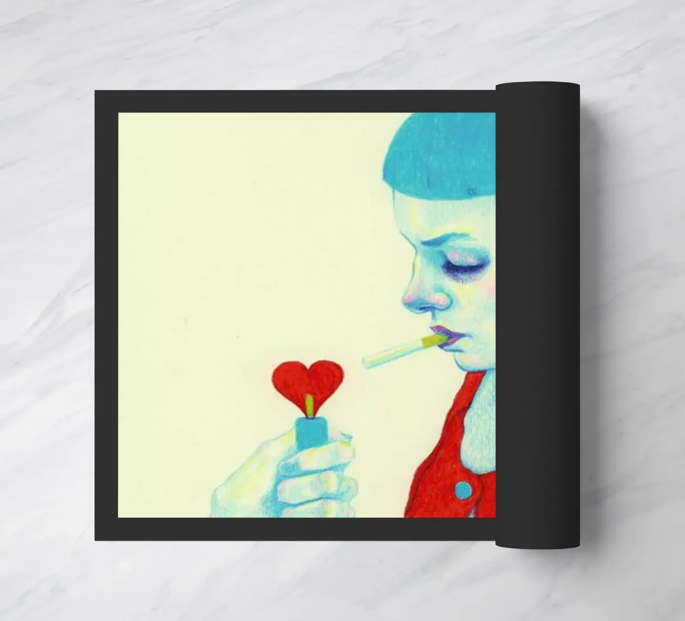 Addiction doormat by Natalie Foss